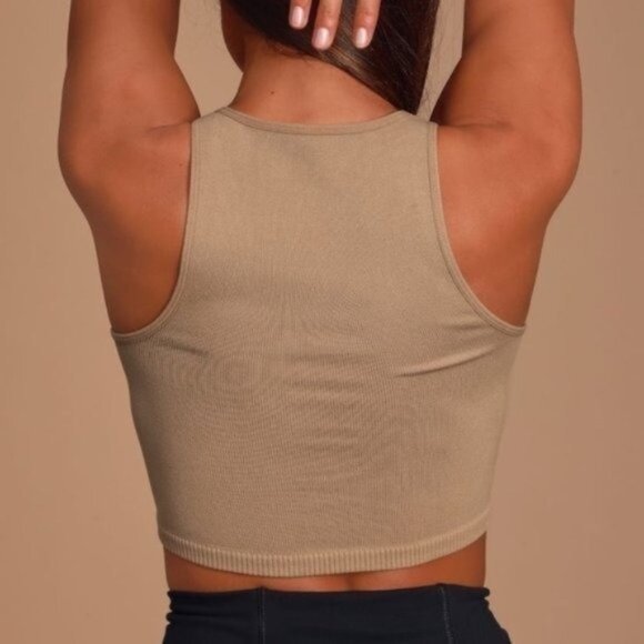 FREE PEOPLE Strapped In Crop Top - Nude - Size XS/S - NWT - Picture 5 of 6